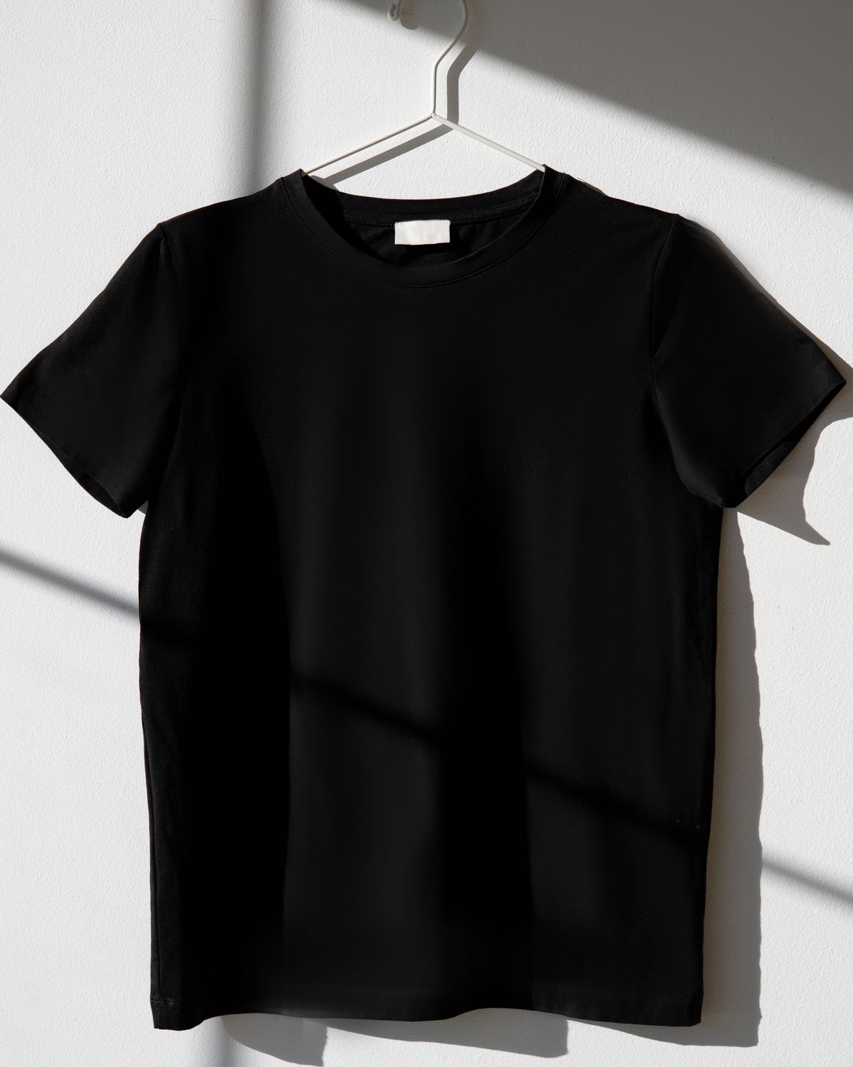 Signal Heavy Tee — Bone Heavyweight tee on a studio backdrop